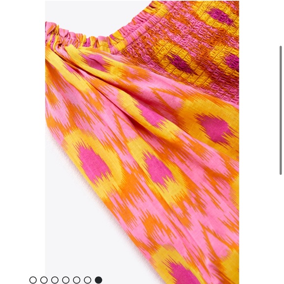 ZARA MULTICOLORED PRINTED MAXI DRESS - Picture 13 of 15